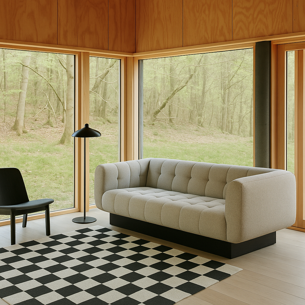 Minimalist Contemporary Living Space